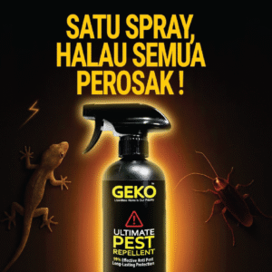 (Combo Jimat) 4 Botol Geko Pest Repellent